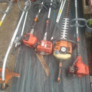 Petrol strimmer, chainsaw, multi tool joblot - Image 3