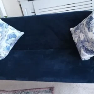 Couch blue velvet - Image 2
