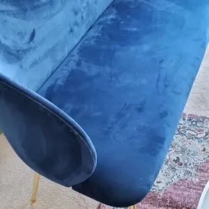 Couch blue velvet - Image 5