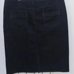 Dark denim midi skirt - Image 2