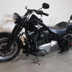 2010 Harley-Davidson Flstfb Fatboy Lo Special 1584 Black - Image 2