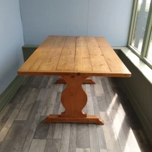 Handmade reclaimed pine dining table