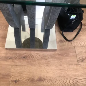 Dining table and matching side table - Image 5