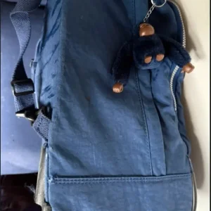 Kipling Hybrid Backpack with Wheels in Blue - Image 7