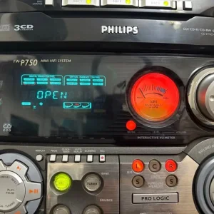 Philips FW-P750/22 Mini HiFi System – CD, Cassette, Radio – Like New, Rare Vintage - Image 4