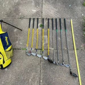 Dunlop Loco Junior and Young Gun Junior Flex Right Handed Golf Clubs with Bag - Image 8