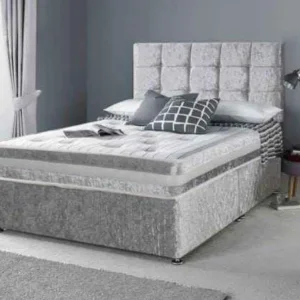 Small double bed frame and headboard - Image 2
