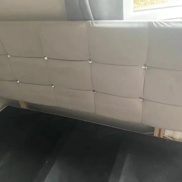 Small double bed frame and headboard