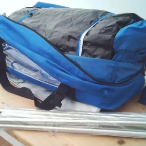 Large 9-man family tent with extra gear