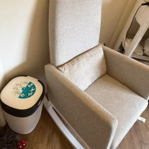 Obaby High Back Rocking Nursing Chair - Oatmeal - Image 3