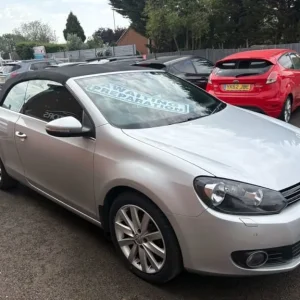 2012 Volkswagen Golf 1.6 TDI BlueMotion Tech SE Silver Cabriolet - Image 2