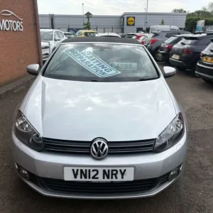 2012 Volkswagen Golf 1.6 TDI BlueMotion Tech SE Silver Cabriolet - Image 3