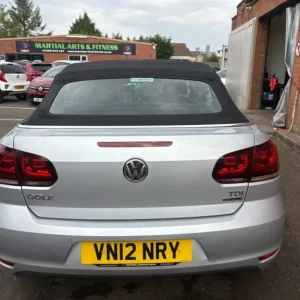 2012 Volkswagen Golf 1.6 TDI BlueMotion Tech SE Silver Cabriolet - Image 4