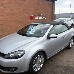 2012 Volkswagen Golf 1.6 TDI BlueMotion Tech SE Silver Cabriolet