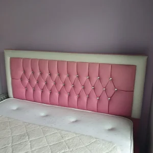 Pink Diamonte Double Bed - Image 3