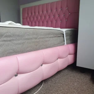 Pink Diamonte Double Bed - Image 4