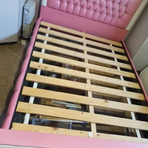 Pink Diamonte Double Bed