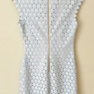 Ted Baker Wedding Guest Dress Light Blue Size 8 Lace Trim - Image 2