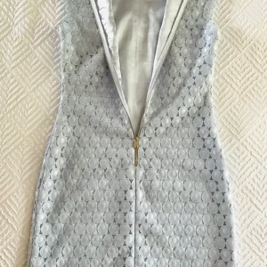 Ted Baker Wedding Guest Dress Light Blue Size 8 Lace Trim - Image 3