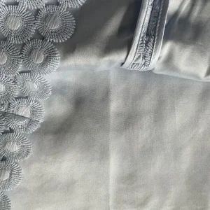 Ted Baker Wedding Guest Dress Light Blue Size 8 Lace Trim - Image 7