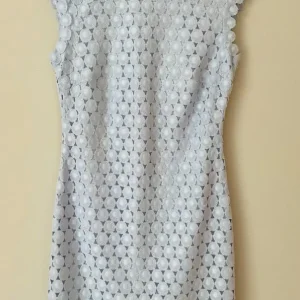 Ted Baker Wedding Guest Dress Light Blue Size 8 Lace Trim