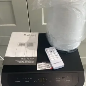 ProBreeze 9,000BTU Refrigerated AC with hose, remote, and instructions - Image 2