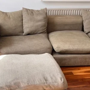 Raft Sofa - modular Loft - beige/sage corduroy - Image 3
