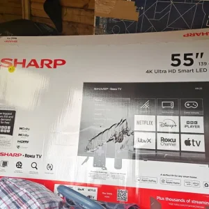 Large empty 55 inch TV box