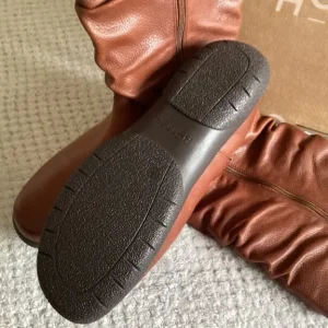 Ladies Tan Leather Boots - Image 5