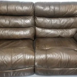 2 seater brown sofa