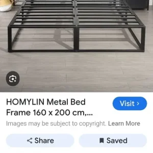 Homlin Musel king-size bed frame