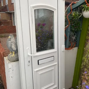 Uvpc front door and frame