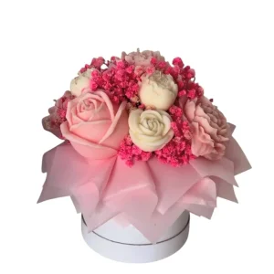 Flower candle bouquet with soy wax and soft scents - Image 5