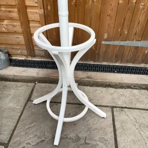 Tall white wooden coat hanger with 12 hooks - Image 3