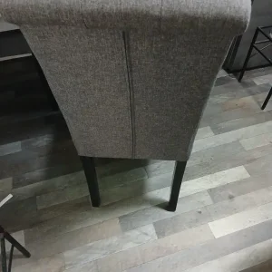 Grey Glass Dining Table with Chairs - Image 3