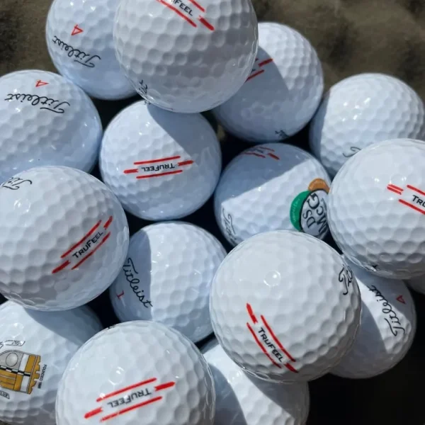 18 TITLEIST TRUFEEL GOLF BALLS, EXCELLENT CONDITION