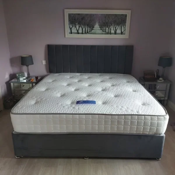Super King Size Divan Bed with Mattress
