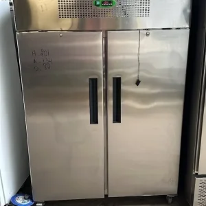 Commercial double door fridge