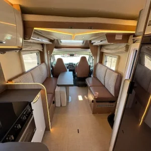 Burstner Lyseo Harmony Line 680G End Washroom & Pull down bed 4 Berth 4 Belts - Image 4