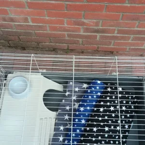 Guinea pig cage with custom made fleece liners - Image 2
