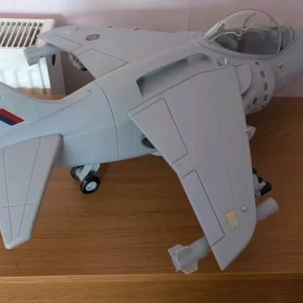 Harrier Jump Jet Action Man Size Character UK Military