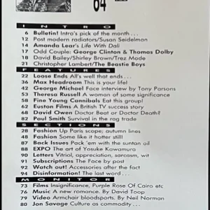 The Face Magazine – Issue No. 64 – August 1985 - Image 2