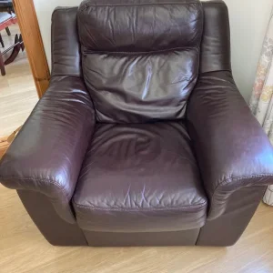 Leather armchair
