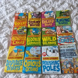 Horrible Science, Horrible Geography, Horrible Histories books
