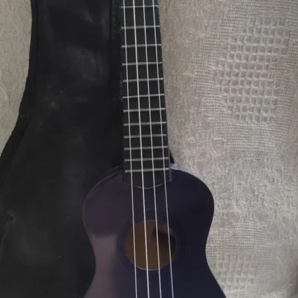 Mad about purple ukulele with soft case
