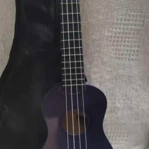 Mad about purple ukulele with soft case