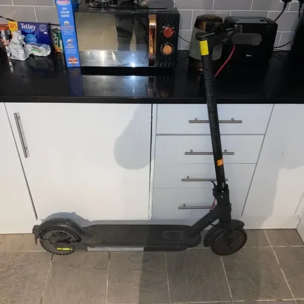 Electric scooter with charger