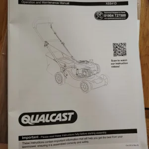 Qualcast 41cm Hand Push Petrol Lawnmower - Image 7