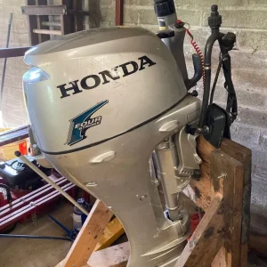 19’ open fishing boat with new trailer and 12hp Honda engine - Image 6