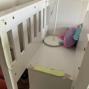 Children’s bed with stairs and side storage - Image 4